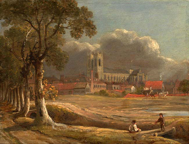 westminster abbey from tothill fields